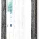 AAZZKANG Rustic Mirror Wood Framed Wall Mirrors Large 20"x16" Rectangle Decorative for Bedroom Bathroom Farmhouse Living Room Home Entryway (Dark Gray)