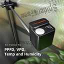Spider Farmer GGS Sensor Pro Kits, 4-in-1 VPD/PPFD/Temp/Humid Sensor with CO2 Sensor, for Indoor Growing Environmental Monitoring Precision Control