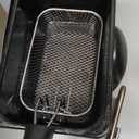OVENTE Electric Deep Fryer 2 Liter Capacity, 1500 Watt Lid with Viewing Window and Odor Filter, Adjustable Temperature, Removable Frying Basket and Easy to Clean Stainless Steel Body, Silver FDM2201BR