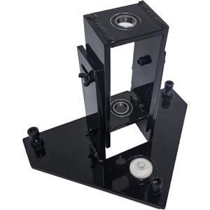 Pool Fence Drill Guide with Bubble Level, Drilling Aid, Adjustable Drilling Tilt Angle, Prevents Shifting of Drilling Position, Black