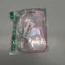 Cute Kawaii Cartoon Phone Case for iPhone 16 Built-in Makeup Mirror for Women Girls, Soft Silicone Transparent Protective Phone Case for iPhone 16 6.1 Inch, Pink