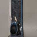 Wireless Keyboard and Mouse, Vssoplor 2.4GHz Rechargeable Quiet FullSize Keyboard and Mouse Combo with Nano USB Receiver for Windows, Laptop, PC, NotebookBlack and Blue