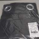 NICETOWN Blackout Curtains Panels for Living Room, 2 Panels, 66 x 80 Inch, Black, 3 Pass Microfiber Noise Reducing Thermal Insulated Solid Ring Top Blackout Window Drapes