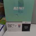 500 Pack 5oz Paper Cups, Multicolor Paper Disposable Cups, Small Mouthwash Cups, Cold Beverage Drinking Cup for Party, Travel and Event (Strip)