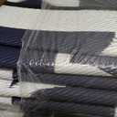 GENIMO 10 ' x 20 ' Outdoor Rug Waterproof for Patio Decor, Foldable Reversible Plastic Straw Area Rugs Mat for Camper, Outside Carpet for Rv, Deck, Porch, Picnic, Beach, Balcony, Blue & White