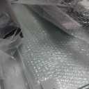 DELAVIN 36.in W x 36.in L x 75.in H Shower Enclosure, SGCC Clear Tempered Double Sliding Shower Door with Explosion-Proof Film, Corner Shower Glass Enclosure In Matte Black (Shower Base Not Included)