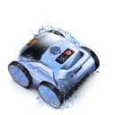 Robotic Pool Vacuum, Pool Cleaner for Inground Pools, Smart Navigation, Floor/Wall/Waterline Cleaning, 150 Mins Runtime for Pool Up to 2000 Sq.ft