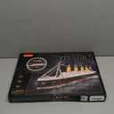 CubicFun Titanic 3D LED Puzzles for Adults 88 CM 266 Pieces,Titanic Toys for Teens, Home Decor Birthday Gifts Adults Teacher Gift Dad's Gift