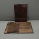 Walnut Wood Cutting Boards Set  Non Toxic, Solid Wood Cutting Board with Juice Groove - Wooden Charcuterie Boards for Serving Food - Wooden Chopping Board Set  Premium Dark Hardwood  Wedding Gifts