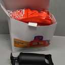 QPAU 2-in-1 Inflatable Toddler Basketball Hoop & Soccer Goal Set, Indoor Outdoor Sports Center Toys for Kids, Baby Toddlers Birthday Gift for 1 2 3 4 5 Year Old Boys Girls