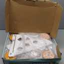 Wooden Baby Walker with Wheels, Push Walker with Baby Activity Center, Montessori Walking Toy for Girls Boys, Ajustable Speed & Height Activity Toy for Toddler Learning to Walk 12+ Months (Natural)