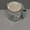 DOWAN 7.2 Extra Large Kitchen Utensil Holder, Farmhouse Utensil Holder for Countertop, Ceramic Utensil Crock with Protection Cork Mat, Utensil Organizer for Kitchen Decor & Housewarming Gift, White