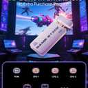 2026 Upgraded Retro Gaming Console Stick, Video Games Stick Built-in 23 Emulators Console Projector, 40000+ Game System with 4K HDMI, Plug and Play TV Video Game Stick with Controllers (White)