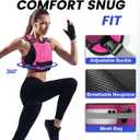 VBSD Adjustable Weighted Vest for Women Men 11-20LB Vest with 6 Ironsand Weights Body Weight Vest with Reflective Strip for Running Walking Strength Training Workouts Pink