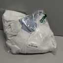 JIALE Tablecloths for Rectangle Tables,Cotton Linen Table Cloth Waterproof Tablecloth Wrinkle Free Farmhouse Dining Tables Cover,Soft Fabric Table Cloths with Tassels, Blue,55" X 70",4-6 Seats (Blue and White)