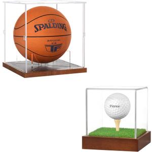 Basketball Display Case Acrylic Clear & Golf Ball Display Case