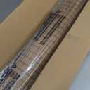 UNISHADES Cordless Bamboo Roman Shades for Windows, Blinds Size (26.5" W 48" H) Colour (Highfield Teak)