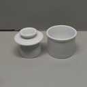 Butter Bell - The Original Butter Bell Crock by L. Tremain, a Countertop French Ceramic Butter Dish Keeper for Spreadable Butter, French Ceramic Butter Dish Keeper, Specialty - Classic White