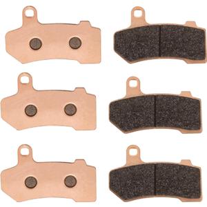 Sintered Copper Brake Pads for Harley Davidson FLHTCU Ultra Classic Electra Glide 2008-2020, FLHR Road King, FLHX Street Glide 2008-2022
