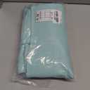 RYB HOME Kitchen Window Curtains - Blackout Privacy Half Window Curtains for Bedroom Bathroom Dining Living Room Cafe Office Short Tiers Drapes, W 34 x L 36 inches, 2 Panels, Aqua