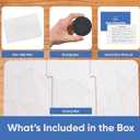 Chefs Path Dish Stone Drying Mat - 23.6x15.4in Mountain Print Spliced Kitchen Mat - Quick Drying and Ultra Absorbent Diatomaceous Earth and Quartz Dish Drying Mat with Non Slip Pad and Sandpaper