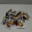 TMH 3/4 Inch Mount 10 pcs Amber + 10 pcs Red LED Clearance Bullet Side LED Marker Lights for Trailer Truck RV Car Bus Van (Pack of 20)