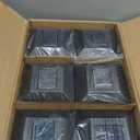 GreenLighting Modern Solar Post Cap Lights Fits 4x4 Wood, 4x4 & 5x5 PCV/Vinyl Outdoor Solar Powered Light, Fence Post, Landscaping, Deck, Garden- Bright LED, Waterproof Black 12 Pack