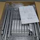 Kitsure Over Toilet Storage Rack - Metal Over Toilet Bathroom Organizer Shelf, Over The Toilet Storage Cabinet with Paper Holder and Hooks, Bathroom Cabinet for Laundry, Silver, 3 Tiers (63.2" H)