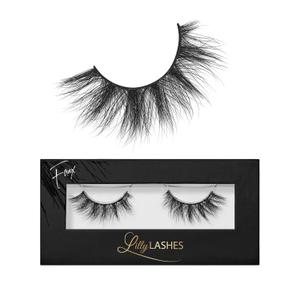 Lilly Lashes 3D Milan Faux Mink Strip Eyelashes, False Eyelashes Dramatic Look, Reusable False Lashes, Fake Lashes Pack, Lash Strips with Luxury Silk Like Fibers, No Lash Glue Included