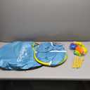 Monobeach Baby Beach Tent with Beach Sand Toys Pop Up Portable Shade Pool UPF50+ UV Protection Sun Shelter for Infant with Easy Set Up Canopy (Blue with Toys)