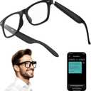 Translation Glasses, With Chat Gpt, Bluetooth Function Smart Glasses, Suitable For Men And Women AI Smart Translation Glasses, Supports Listening To Music, Traveling, Fishing, Driving, Black