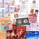 Santa's Lost Wallet Evidence Kit  Magical Christmas Eve Set with Bank Card, Sleigh Flying License, North Pole Money, Loyalty Cards, Receipts & Many More Fun Surprises