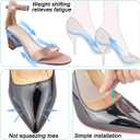 2 x
SOPROM Weight Shifting Insoles for High Heels, Transparency Gel Inserts Comfort Pads for Women Foot Pain Relief(Size: Small for US 6-7.5 Women Shoes)