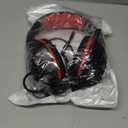 BlueFire Stereo Gaming Headset for PlayStation 4 PS4, Over-Ear Headphones With Mic and LED Lights for Xbox One, PC, Laptop (Red)