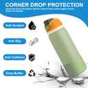 3 x yoelike 2PCS 2 Colors Silicone Water Bottle Boot for Owala, Anti-Slip Protective Sleeve for FreeSip/Twist/Flip, Watter Bottle Accessories, Bottom Bumper Cover, Dishwasher Safe, BPA Free (black+Mint)