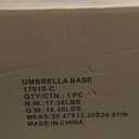 Tiktun Crossbar 4Pcs Heavy Duty Cantilever Offset Crossbar Patio Umbrella Stand Base with Fill Spouts for Water or Sand, Black