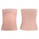 Fake Pregnant Belly Strap Artificial Lightweight Silicone Pregnant Belly Cotton Filled Belly Realistic Pregnancy Belly Prop Baby Bump Lifelike Skin Soft for Masquerade (White,6 Month)