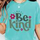 Always Be Kind Shirt Kindness Shirt Be Kind Women T-Shirt Inspirational Quotes Tees Inspirational Tops (Blue, S)