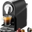 Espresso Pod Machine for Home, Compact Capsule Coffee Maker for NS Original Pods, 20 Bar High Pressure Pump, 22oz Removable Water Tank, Adjustable Cup Tray, Black