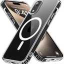 Magnetic for iPhone XR Case Compatible with MagSafe,Not Yellowing,Military Grade Protection,Ultra Thin Shockproof Phone Case for iPhone XR-Clear
