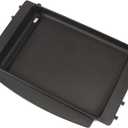 7658 Cast Iron Grill Griddle, Griddle Insert for Weber Spirit 200 Gas Grills, for Spirit ll E-210 Series, Cooking Pan, Partial Flat Top, Outdoor Camp BBQ, Heavy-Duty, for Weber 7597, 7598 (17.5" x 12" x 2")