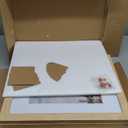 11x14 Picture Frame Set of 4, Made of Glass and Natural Oak Wooden Frame, Display 8x10 Pictures with Mat or 11 x 14 Posters without Mat for Wall Mounting, Gallery Photo Frames