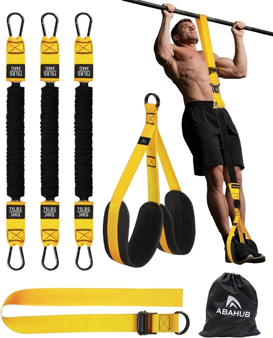 Abahub Heavy Duty Pull Up Assistance Bands Set, Resistance Bands for Assisted Pull-Ups, Chin-Ups, Strength Training, Stretching & Workout Fitness