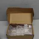 Tbestmax Qtips Dispenser Bathroom Container, 10/12 oz Cotton Ball Holder, Apothecary Jar Organizer for Storage Cotton Swab, Floss Picks (Bamboo Lids)