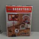 Kids Basketball Hoop Adjustable Height 3.5FT-6.2FT, Indoor & Outdoor Toddler Basketball Hoop with Scoreboard & LED, Boys Basketball Toy for 3 4 5 6 7 8 Years Gift, Portable Basketball Goals Sport Game