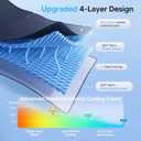 KUST Windshield Sun Shade for 2011-2025 2026 Jeep Grand Cherokee/Grand Cherokee L Accessories SUV 4 Layers Window Sunshade Sun Visor Protector Foldable Blocks UV Rays Keep Your Car Cooler
