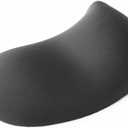 Ergonomic Mouse Wrist Rest Pad, Small Gel Mouse Keyboard Support Cushion Non-Slip Base, for Easy Typing and Wrist Pain Relief Office Computer, Laptop, PC Gaming (Black)