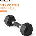 CAP Barbell Coated Hex Dumbbell Weight - Single | 10 lbs | Multiple Options