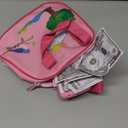 Toddler Play Purse for Kids with Accessories, Toys for Girls with Pretend Makeup, Keys, Smartphone, Dress Up Toy Purse for Toddlers and Kids - Birthday Gift for Little Toddler Girls Ages 3 4 5 6, Pink