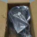 Rockane Dual 6'' Black Trailer Jack Swivel Caster Wheel Replacement, Heavy Duty 2000lbs Capacity with Pin for Soft Ground Roll, Fits Any Boat Hitch Camper RV- Black